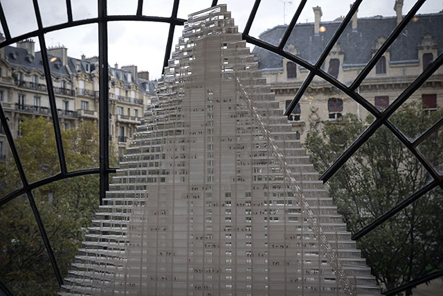Neighborhood residents violently oppose Herzog and de Meuron’s Triangle Tower, a proposed skyscraper that will be built in the 15th arrondissement. (JOEL SAGET/AFP/GETTY IMAGES)
