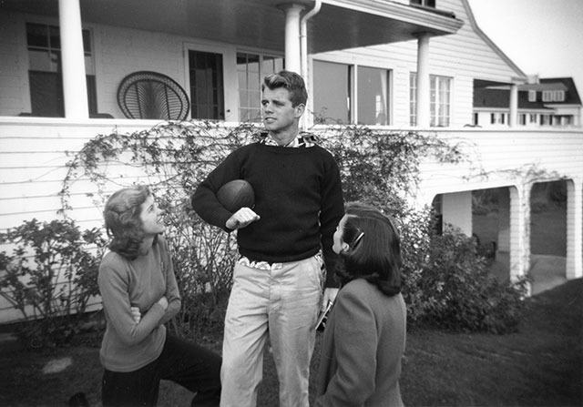 Even more than his brother John, Bobby (here flanked by his sisters Eunice, left, and Jean, right) left an authentic ache in the American heart. (JOHN F. KENNEDY PRESIDENTIAL LIBRARY AND MUSEUM, BOSTON)
