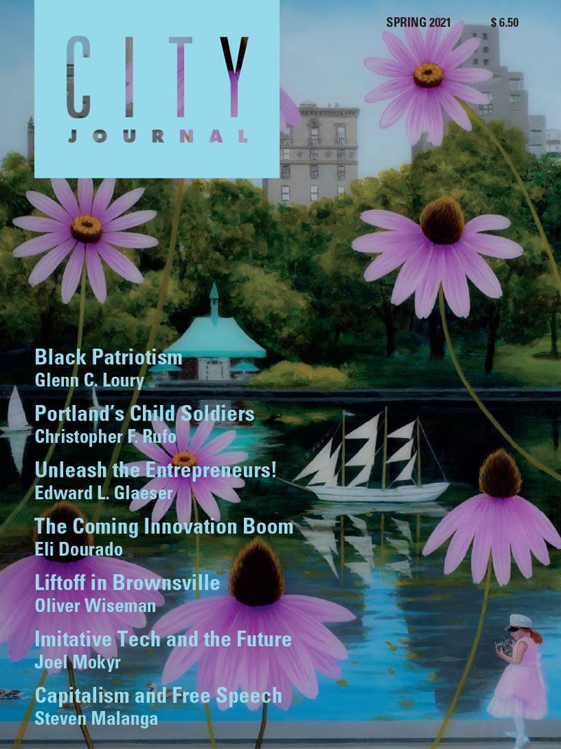 Magazine Cover of City Journal, Spring 2021 Edition