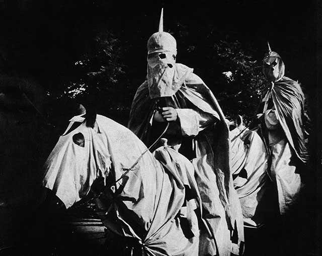 A still from "The Birth of a Nation," D. W. Griffith’s 1915 film, which was screened at the White House (Photo by Hulton Archive/Getty Images)