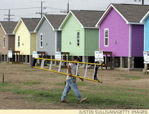 Habitat for Humanity's Musicians' Village, a brand-new neighborhood in the Upper Ninth Ward.