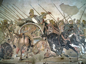 The Battle of Issus in 333 BC pitted Persian king Darius III against Alexander the Great.