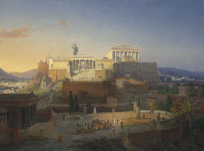 The Acropolis in ancient Athens