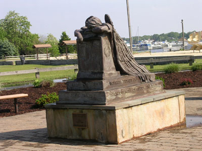 Angel in Anguish, by Brian Hanlon, in Brick, New Jersey