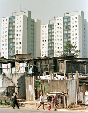 In the favelas of Sao Paulo, the World Bank is making incremental improvements, like sewers and potable water.