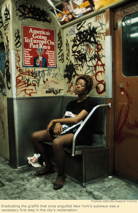 Eradicating the graffiti that once engulfed New York's subways was a necessary first step in the city's reclamation.