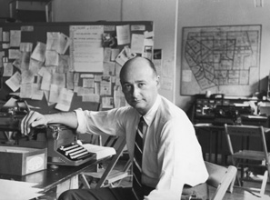 Koch in 1963, when he was Democratic Party district leader of Greenwich Village