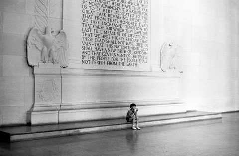 Lincoln's words, carved into the walls of the memorial, make it a monument to ideas, not just to a leader.